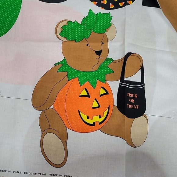 Trick or Treat Teddy Bear DIY Vintage Sewing Project - Picture 1 of 6